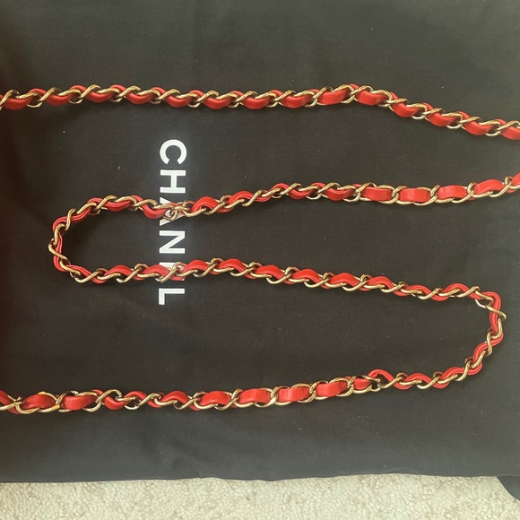 Chanel Mini Rectangle Flap Tweed Red & White Brand New! - Picture 10 of 15